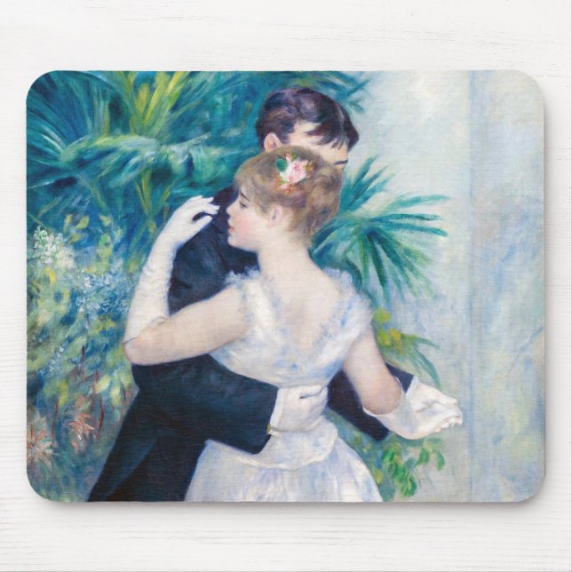 Alfombrilla De Ratón Pierre-Auguste Renoir - Danza de la ciudad (Frente)