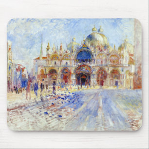 Alfombrilla De Ratón Pierre Auguste Renoir La Piazza San Marco, Venecia
