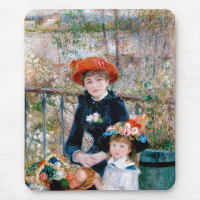 Alfombrilla De Ratón Pierre-Auguste Renoir, Las Dos Hermanas (Frente)