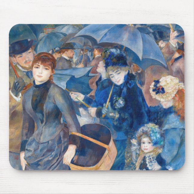 Alfombrilla De Ratón Pierre-Auguste Renoir - Los paraguas (Frente)