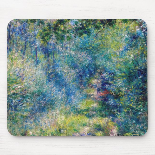 Alfombrilla De Ratón Pierre-Auguste Renoir - Sendero por el bosque (Frente)