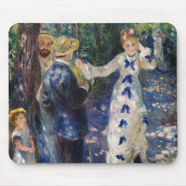 Alfombrilla De Ratón Pierre-Auguste Renoir - The Swing (Frente)