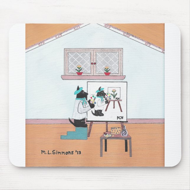 Alfombrilla De Ratón Pierre Le Chien Noir (Frente)