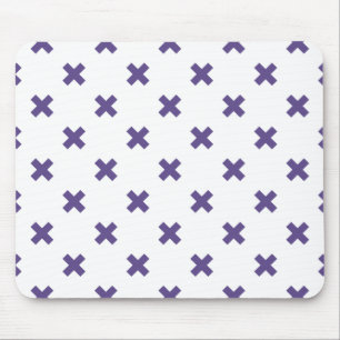 Alfombrilla De Ratón Pies cruzados ultravioletas sobre blanco
