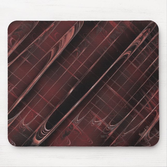 Alfombrilla De Ratón Pieza de instrucción de plaid (Frente)