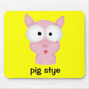 Alfombrilla De Ratón Pig Stye Mousepad
