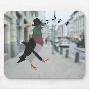 Alfombrilla De Ratón Pigeon Acerca De Town Funny
