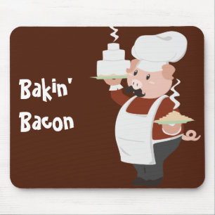 Alfombrilla De Ratón Piggy Chef Mousepad