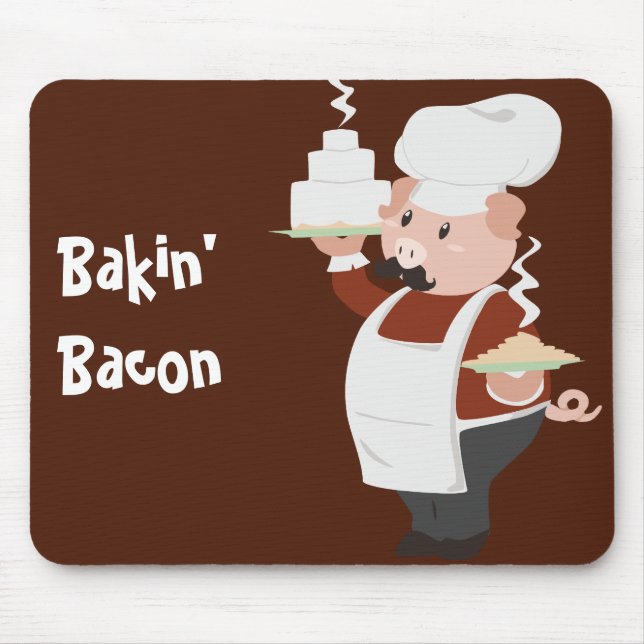 Alfombrilla De Ratón Piggy Chef Mousepad (Frente)