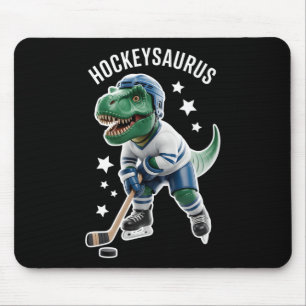 Alfombrilla De Ratón Pijama de hockey para niños Dinosaurio Hockeysauru