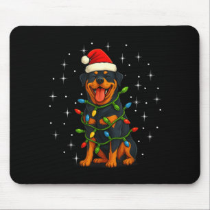 Alfombrilla De Ratón Pijama De Navidad Para Hombre Y Mujer Con Perro Ro
