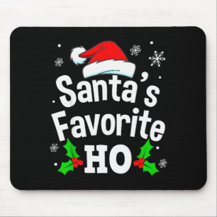 Alfombrilla De Ratón Pijama travieso favorito de Santa divertido de Nav