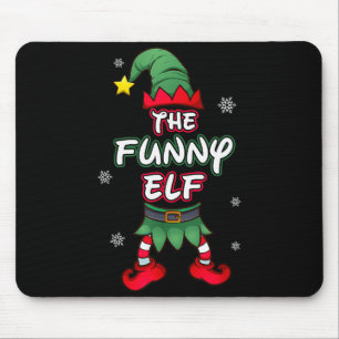 Alfombrilla De Ratón Pijamas Divertidas De Elfo De Navidad Pjs Familia 