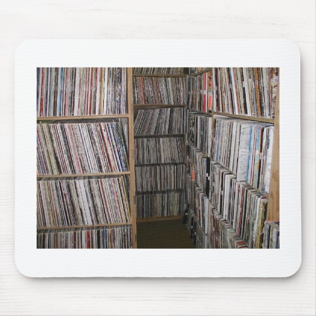 Alfombrilla De Ratón Pilas de vinilos (Frente)