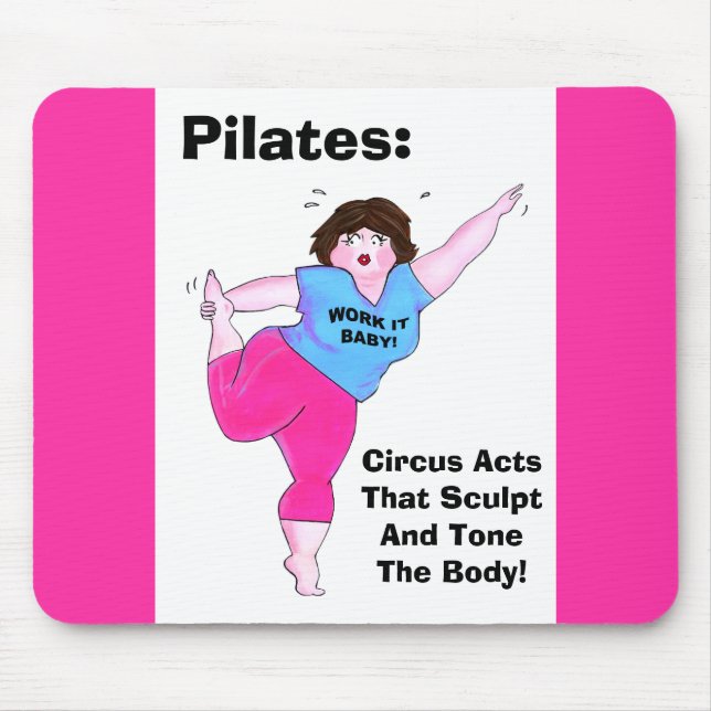 Alfombrilla De Ratón "PILATES - Actos de circo" (Frente)