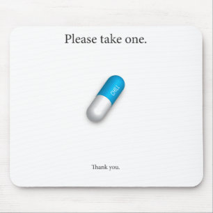 Alfombrilla De Ratón Píldora desapasible