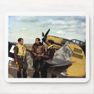 Alfombrilla De Ratón Pilotos alemanes ME-109 de WWII