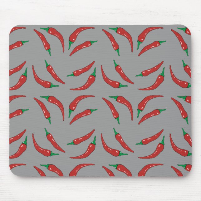 Alfombrilla De Ratón pimienta picante, cocina (Frente)