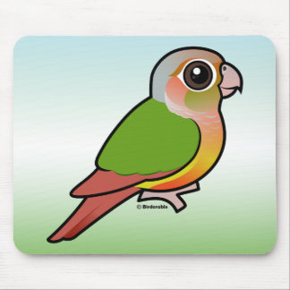 Alfombrilla De Ratón Piña Conure Verde-cheeked de Birdorable