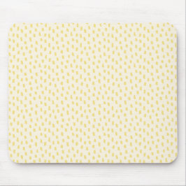 Alfombrilla De Ratón Pinceladas Neutras Modernas Chic Amarillo Suave