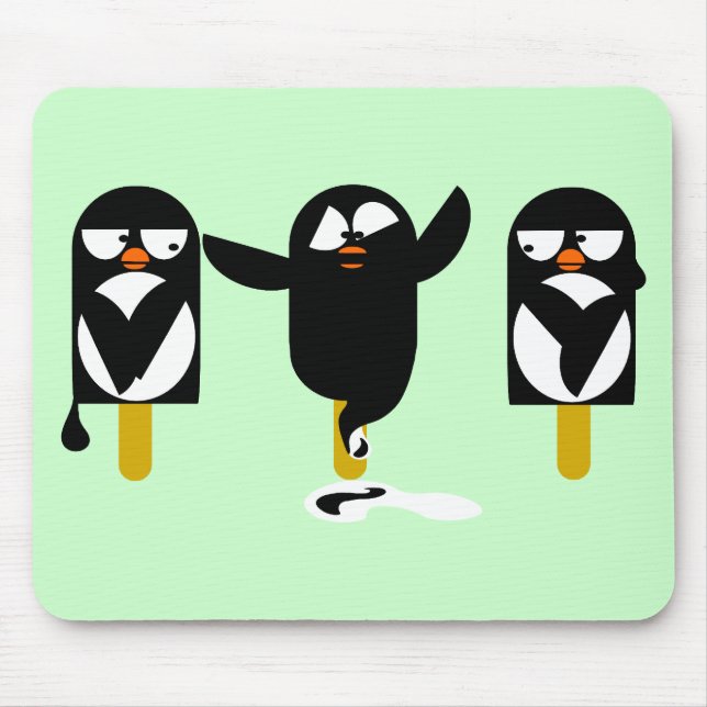 Alfombrilla De Ratón pingüino (Frente)
