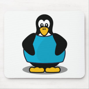 Alfombrilla De Ratón Pingüino con camisa