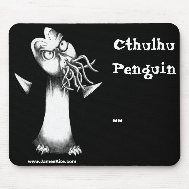 Alfombrilla De Ratón Pingüino de Cthulhu: …. (Frente)