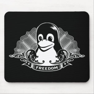 Alfombrilla De Ratón Pingüino de Tux - (Linux, Open Source, Copyleft,