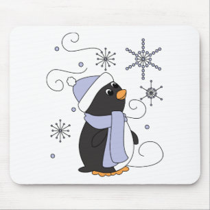 Alfombrilla De Ratón Pingüino en temor