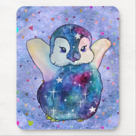 Alfombrilla De Ratón Pingüino llamado Button