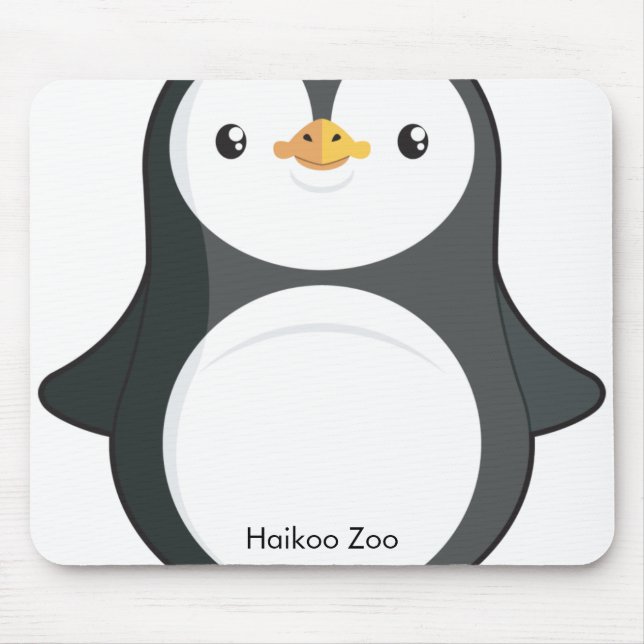 Alfombrilla De Ratón Pingüino Mousepad del parque zoológico de Haikoo (Frente)
