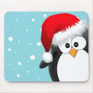 Alfombrilla De Ratón Pingüino navidad