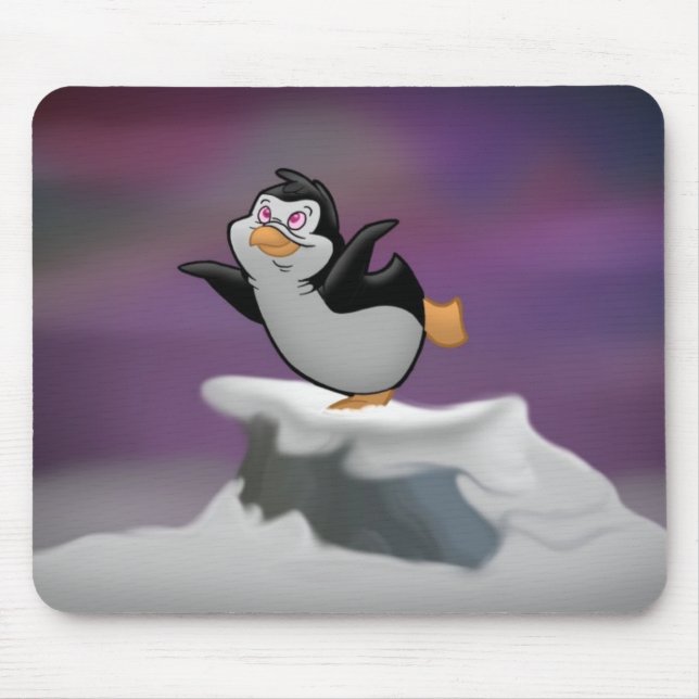 Alfombrilla De Ratón Pingüino que soña Mousepad (Frente)