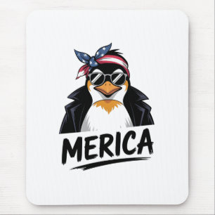 Alfombrilla De Ratón Pingüino resiste a los pingüinos en protesta contr