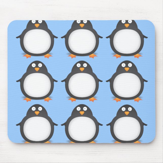 Alfombrilla De Ratón Pingüino Rey (Frente)