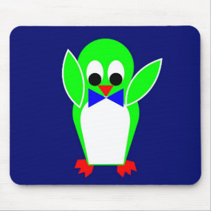 Alfombrilla De Ratón Pingüino - Verde