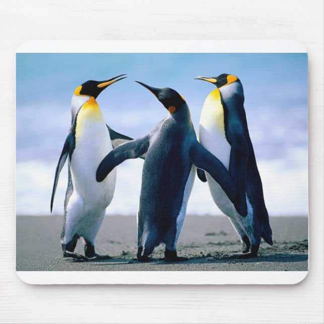 Alfombrilla De Ratón Pingüinos (Frente)