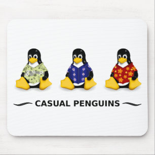 Alfombrilla De Ratón Pingüinos casuales Mousepad