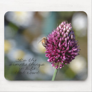 Alfombrilla De Ratón Pink Clover