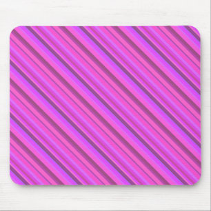 Alfombrilla De Ratón Pink diagonal stripes