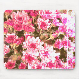 Alfombrilla De Ratón Pink Floral Bloom Pattern – Soft Botanical Design