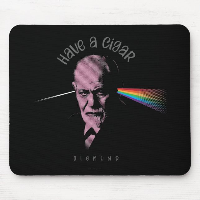 Alfombrilla De Ratón Pink Freud (Toma Un Cigar) (Frente)