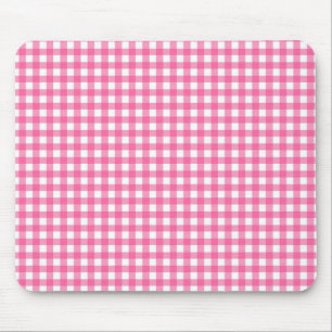 Alfombrilla De Ratón Pink Gingham Mouse Pad