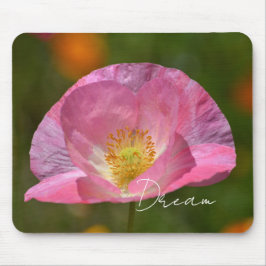 Alfombrilla De Ratón Pink Iceland Poppy (photography taken by me)