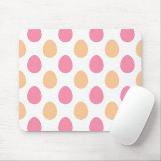Alfombrilla De Ratón Pink Peach Spring Easter Eggs Paattern Mousepad