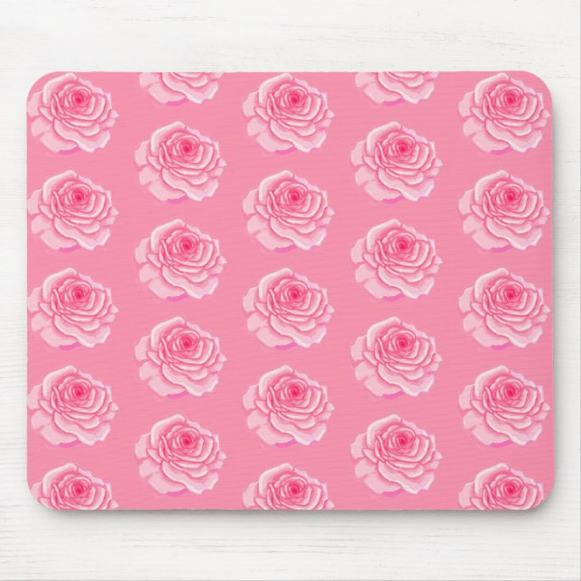 Alfombrilla De Ratón Pink roses (Frente)