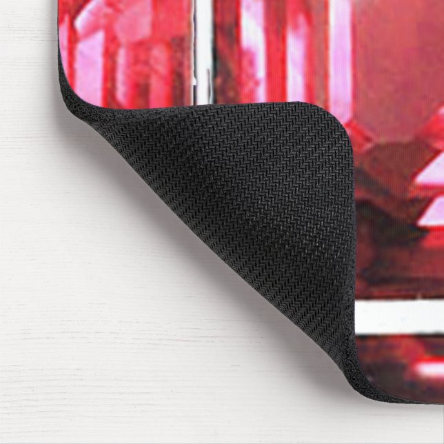 Alfombrilla De Ratón Pink Ruby Gemstone (Esquina)