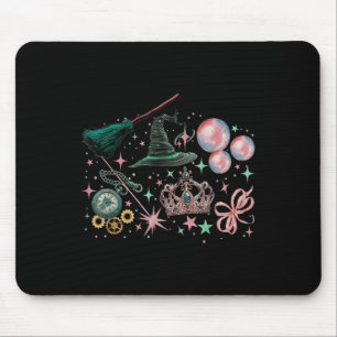 Alfombrilla De Ratón Pink se vuelve bueno con Green Funny Walloween Wit