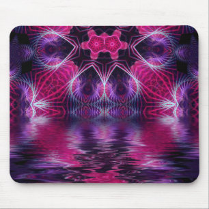 Alfombrilla De Ratón Pinkana Visionario de Arte Fractal Mousepad