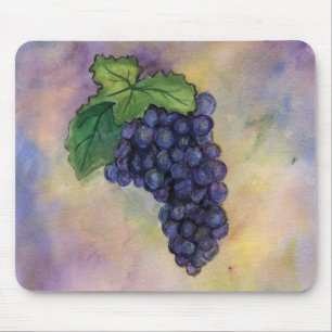 Alfombrilla De Ratón Pinot Noir Uvas de Vino Mousepad